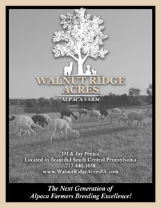 Walnut Ridge Alpacas - sponsor - Showtacular alpaca show